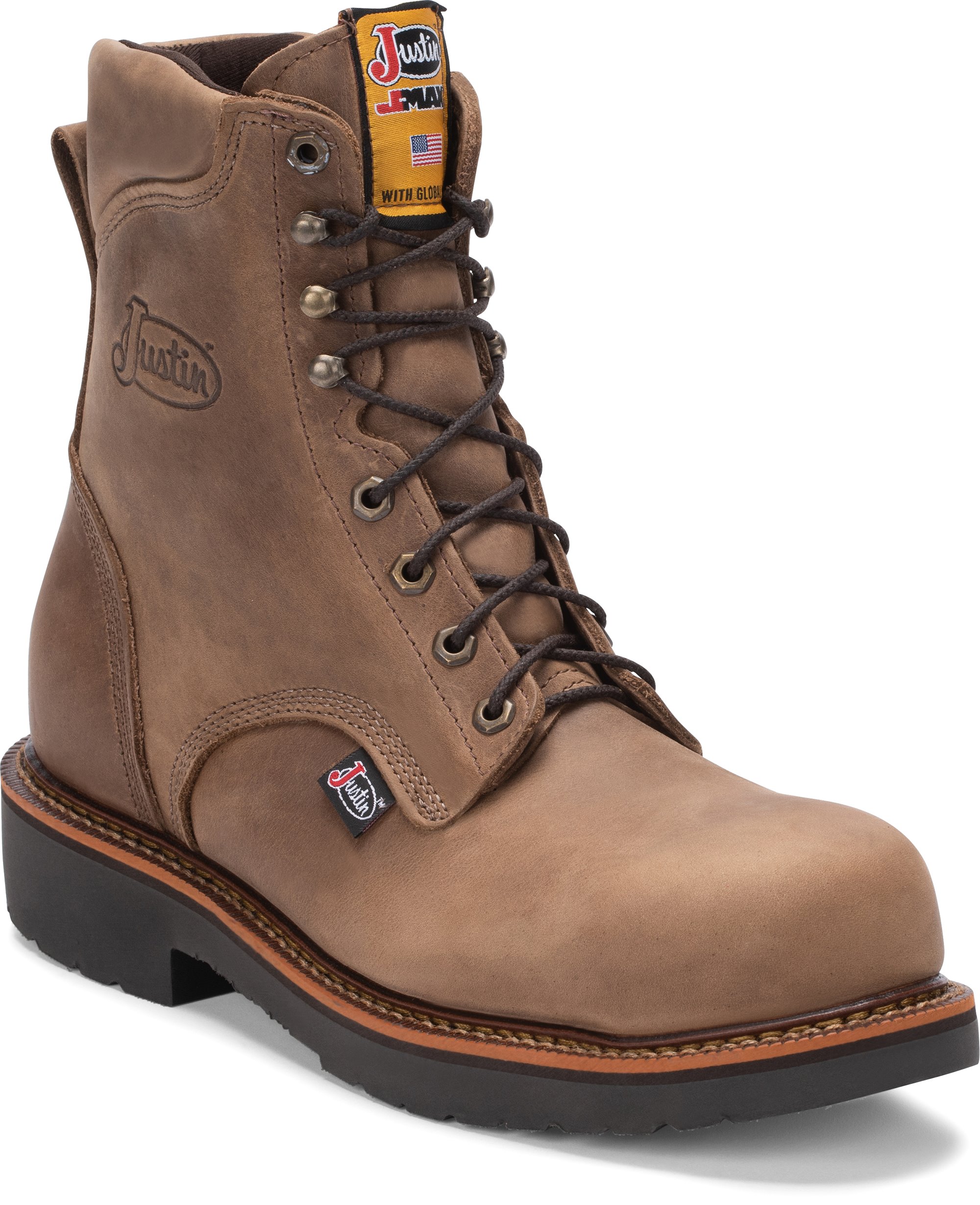 JUSTIN ORIGINAL WORKBOOTS 491 BLUEPRINT BAY APACHE COMP 8